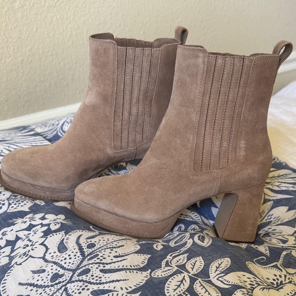 Bernardo Nicola Suede Platform Boot